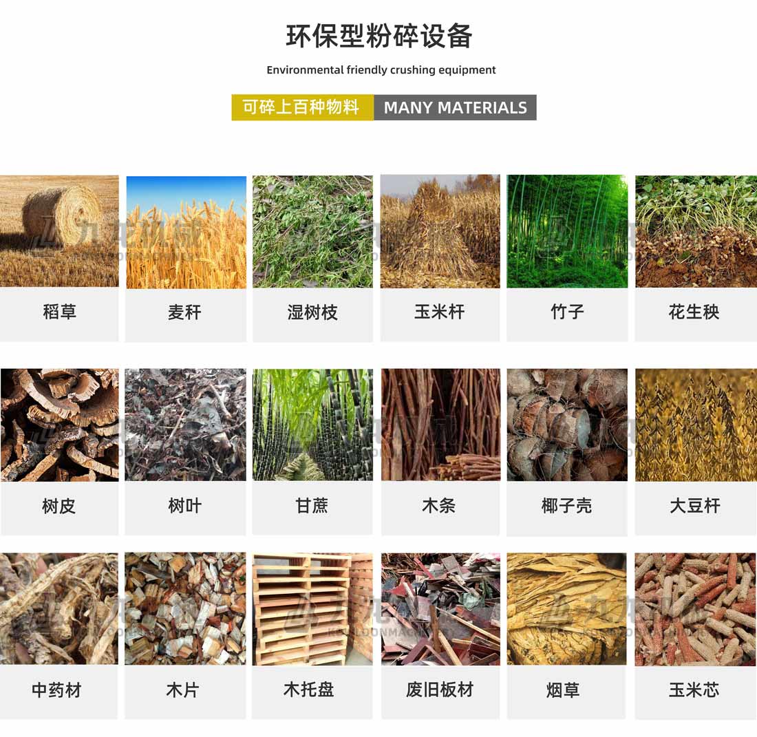 秸稈沼氣處理設(shè)備應用物料